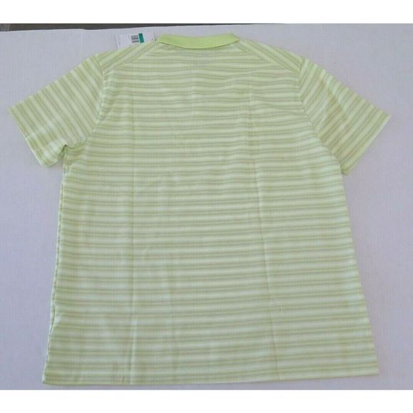 Nike BV0363 736 Men's Sz XL Lemon Twist Dri-FIT Victory Striped Golf Polo - Picture 4 of 10